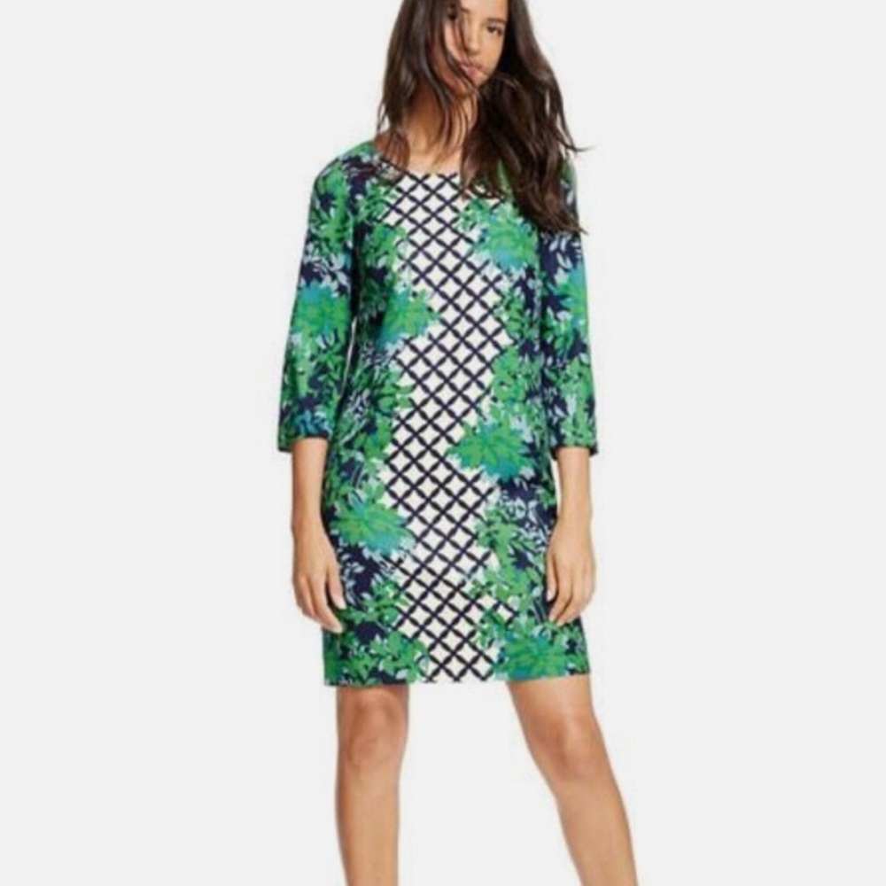 Boden Eliza Silk Print Dress